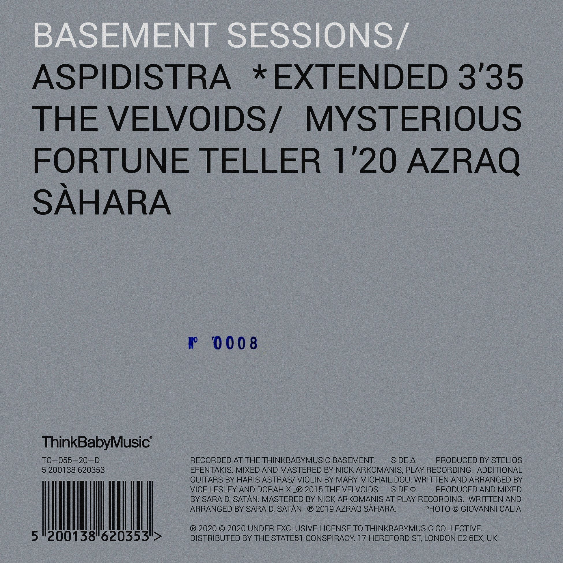 The Velvoids + Azraq Sàhara: Basement Sessions Thinkbabymusic Collective
