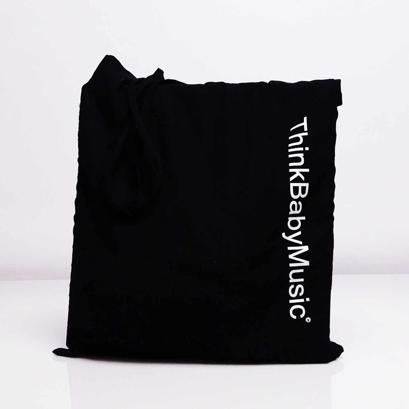 Logo On Canvas Tote — Thinkbabymusic Collective